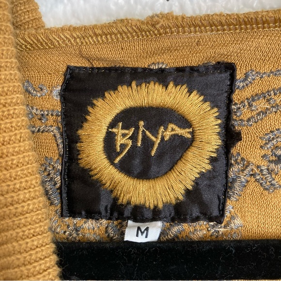 New Johnny Was Biya Boho Embroidered Hooded Cardigan in Taupe  M - Picture 11 of 15